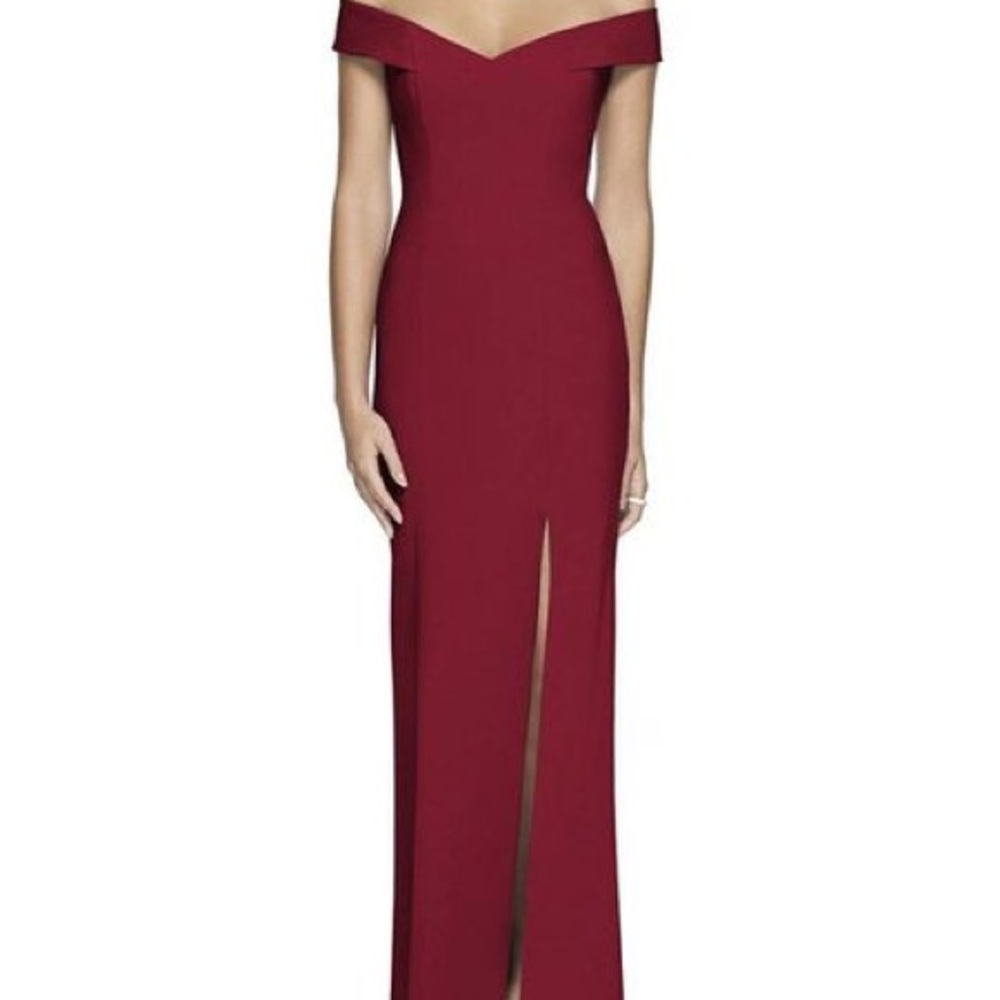 Dessy Collection Burgundy gown